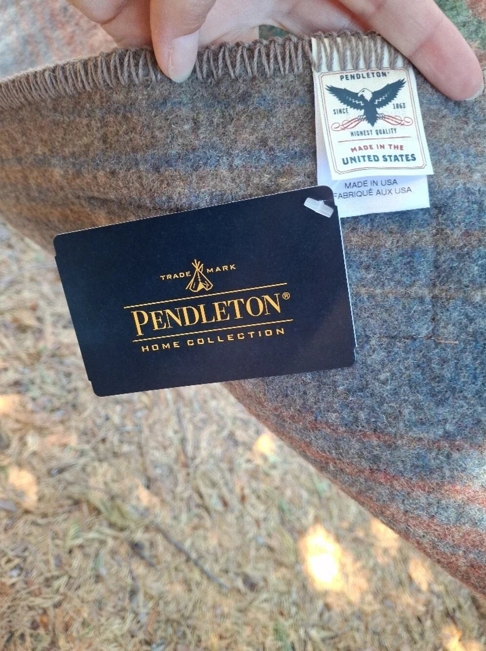 Pendleton x Columbia Wool Blanket Yakima Camp Twin Striped NEW